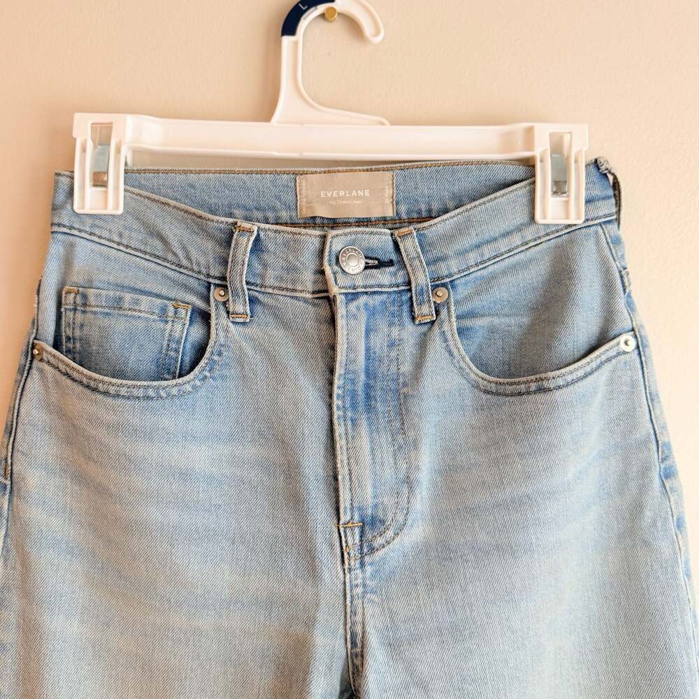 Everlane The Cheeky Jean Light Wash High-Rise Ankle Denim Size 25 - Picture 2 of 8